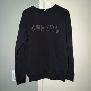 “CHEERS” Graphic Crewneck Sweatshirt